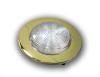 Plafonnier 18 led diam 92 finition cuivre24V