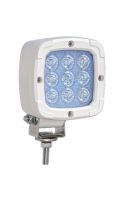 Projecteur de travail BLANC 9 LED White 10/30V pattes inox